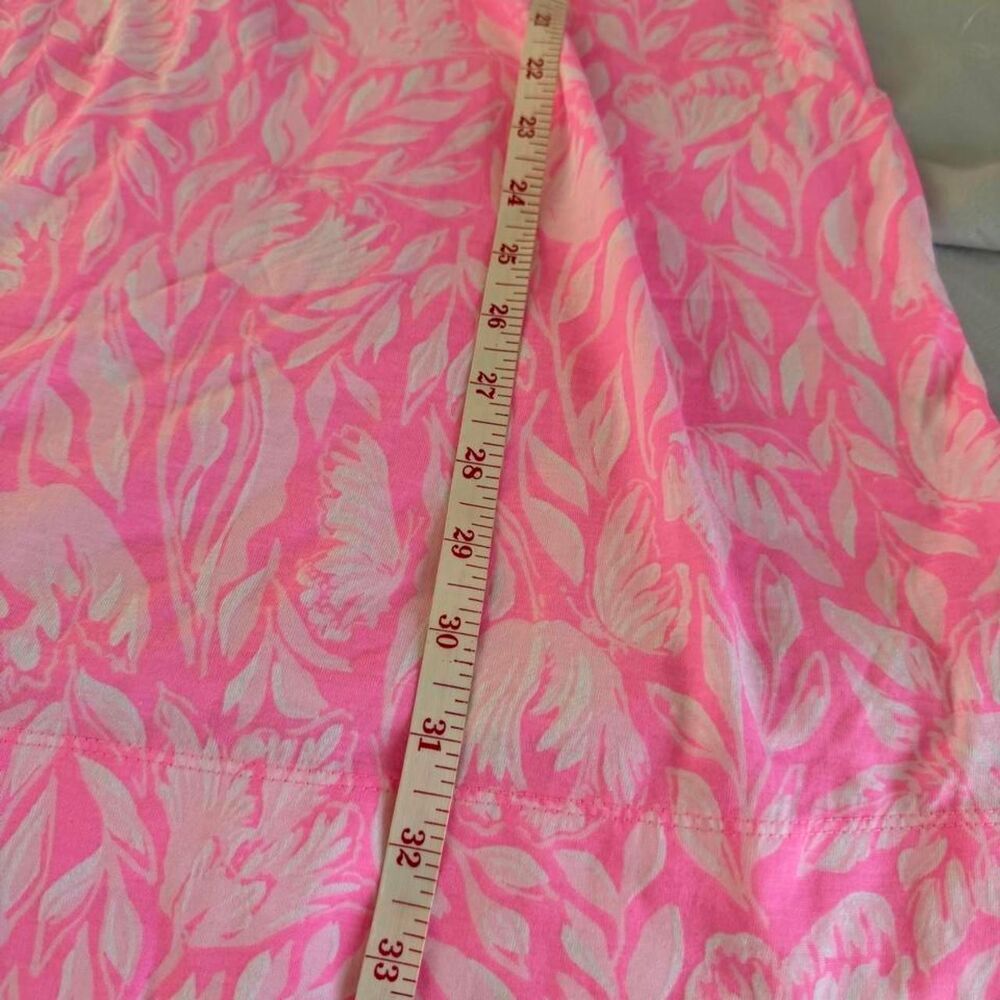 Lilly Pulitzer Mercer Dress XS Pink Tulip to Tango Floral Puff Sleeve preppy - Picture 9 of 9